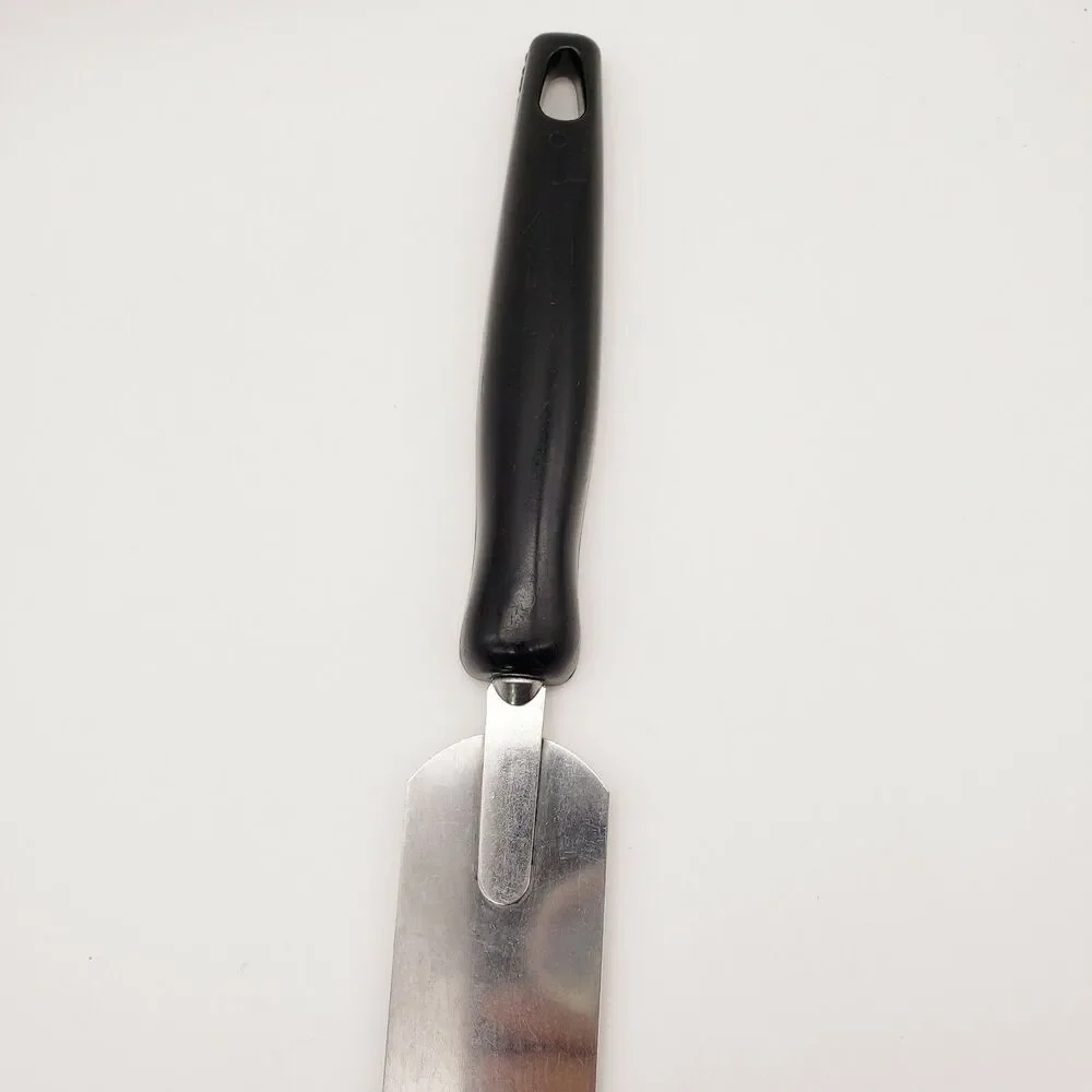 Ekco Icing Spatula Wood Grain Brown Plastic Mid Century Kitchen Utensil Baking
